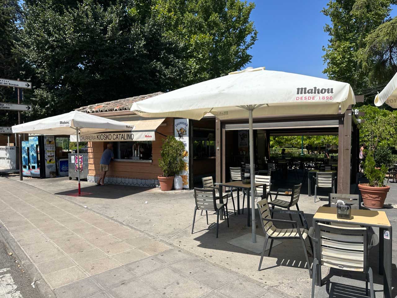 Kiosko Catalino, un clásico de Horchata, en Toledo